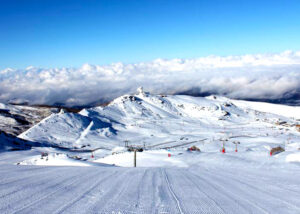Skiing in the Sierra Nevada